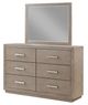 Coaster® Kenora Barley Brown Dresser and Mirror-2