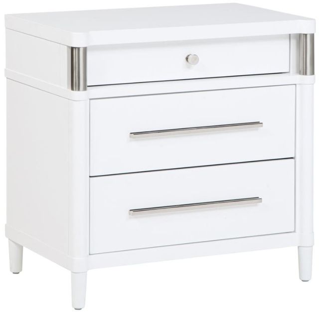 Coaster® Gracemont 5-Piece Light Grey/White Eastern King Panel Bedroom Set-2