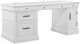 Parker House® Shoreham Effortless White Pedestal Desk-0