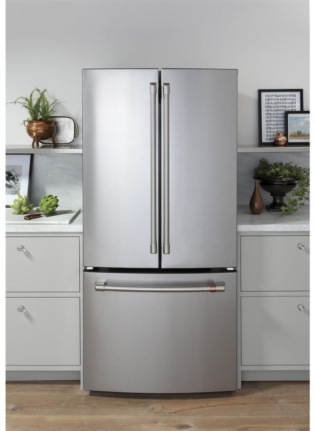 Café™ 33 in. 18.6 Cu. Ft. Stainless Steel Counter Depth French Door Refrigerator-6