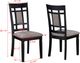 Crown Mark Paige 6-Piece Black/Light Gray Dining Set-3