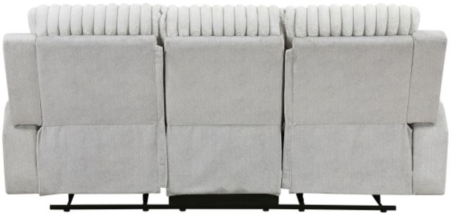 Homelegance® Benton Light Gray Double Manual Reclining Sofa-3