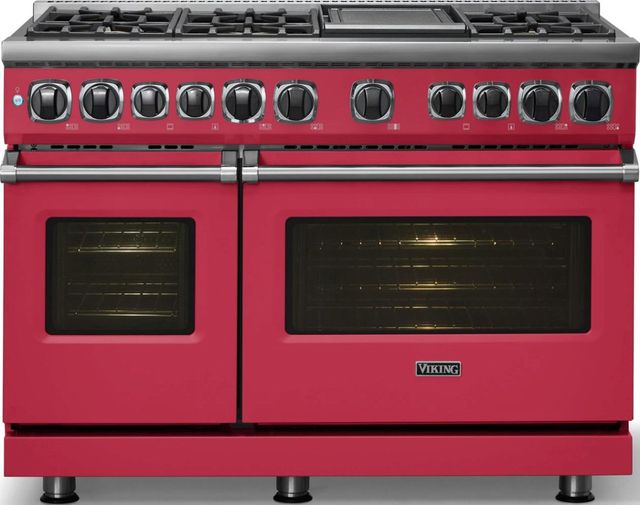 Viking® 7 Series 48" Valentine Pro Style Dual Fuel Range-2