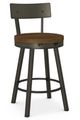 Amisco Customizable Lauren Swivel Counter Stool-0