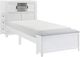 Homelegance® Sloane White Twin Bookcase Platform Bed-1