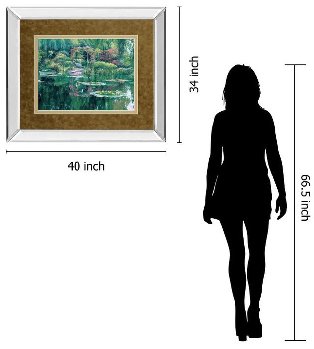Classy Art Swamp Scene Mirror Framed Wall Art-3