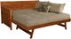 Kodiak Furniture Marisa Taxi Seaport/Weathered Brown Twin Daybed with Mattress and Pop Up -0