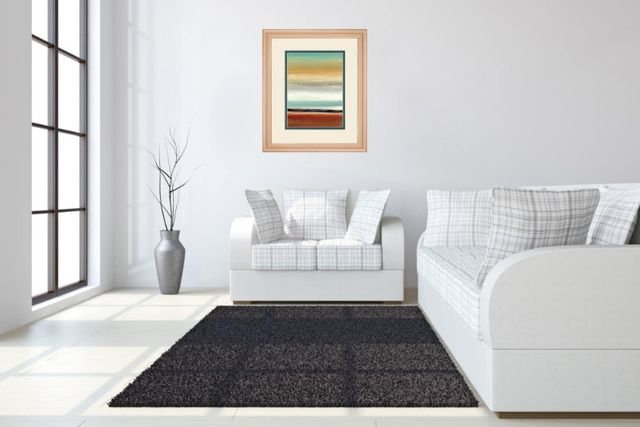 Classy Living Tesla, C Horizon Lines 34'' Wall Art-1