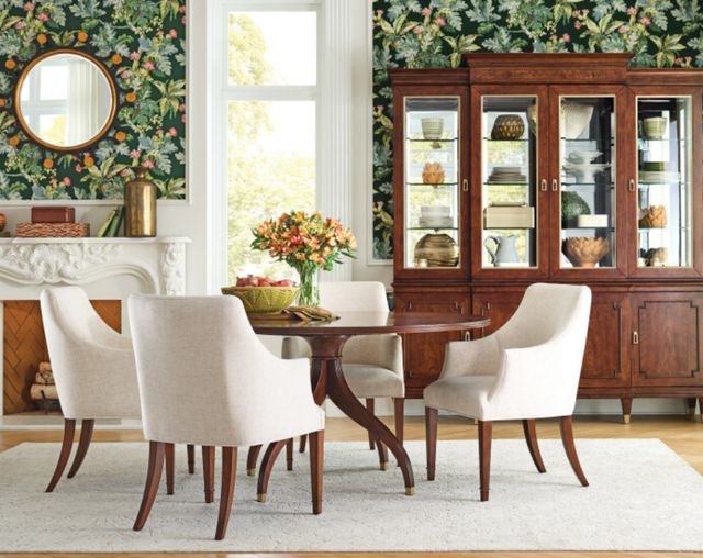 American Drew® Addison Meyers Cherry/Walnut Round Dining Table-2
