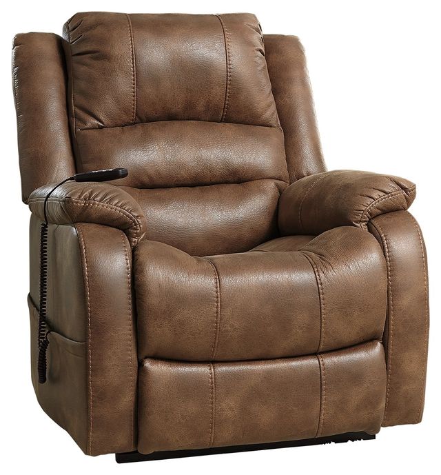 Signature Design by Ashley® Yandel Saddle Power Lift Recliner-0
