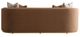 Michael Amini® Ariana Caramel/Gold Sofa-4