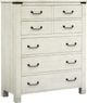 Magnussen Home® Chesters Mill Alabaster/Aged Iron Drawer Chest-0