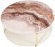 Michael Amini® Ariana Beige Cocktail Table with Gold Base-3