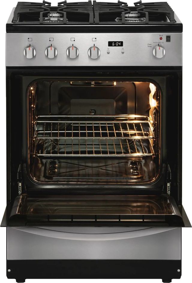 Frigidaire® 24" Stainless Steel Freestanding Gas Range-1