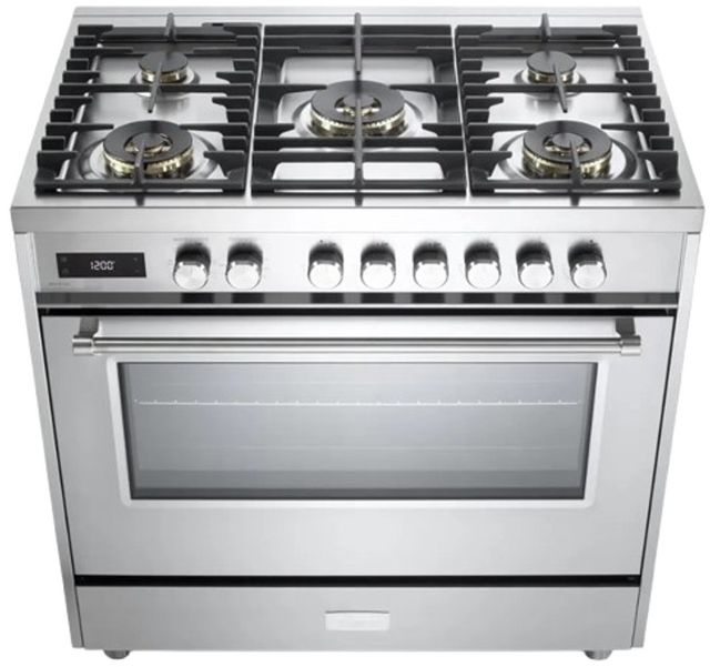 Verona® Ultima 36" Stainless Steel Pro Style Dual Fuel Range-2