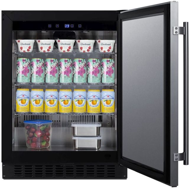 Summit® 3.1 Cu. Ft. Stainless Steel Under The Counter Refrigerator -1