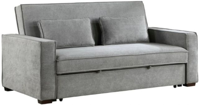 Homelegance® Alta Gray Convertible Studio Sofa with Pull-out Bed-0