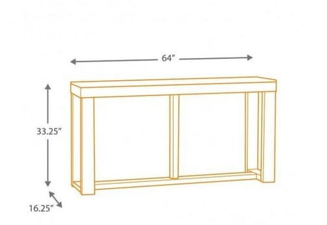 Signature Design by Ashley® Watson Dark Brown Sofa Table-1