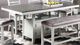 New Classic® Home Furnishings Richland Stonewash Gray/White Counter Table-0