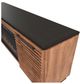 Legends Home Graceland Black/Bourbon 86" Fireplace Console-5