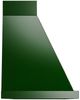 Ilve® Nostalgie II Noblesse 60" Emerald Green Wall Mounted Range Hood with Copper Trim-2