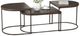 Signature Design by Ashley® Vanmore 3-Piece Dark Brown Occasional Table Set with Bronze Base-0