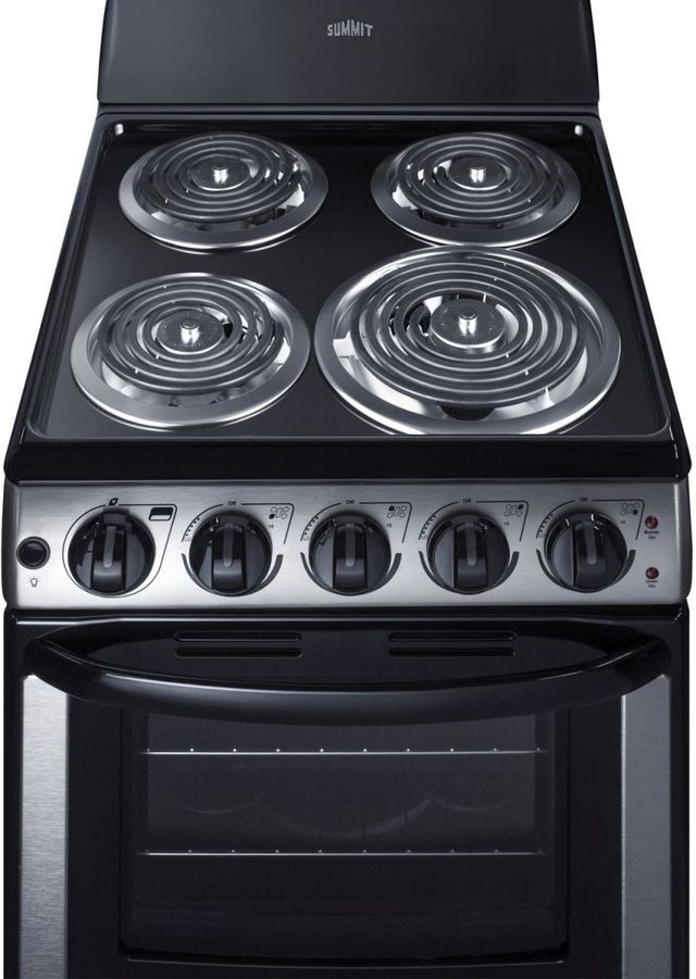 Summit® 20" Stainless Steel Freestanding Electric Range-2