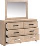 Signature Design by Ashley® Sanginlane Tan Dresser and Mirror-4