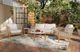 New Classic® Home Furnishings Solstice Beige/White Polyester/Nylon Outdoor Chair-1