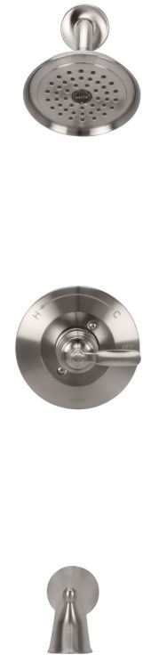 Delta Woodhurst® Stainless Tub/Shower Trim-1