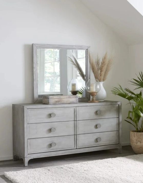 Modus Furniture Boho Chic Washed White Dresser-1