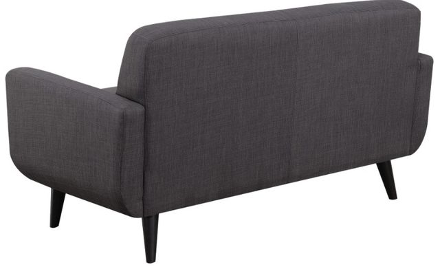 Elements International Hadley Heirloom Charcoal Loveseat-3