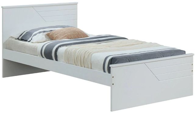 ACME Furniture Ragna White Twin Panel Bed-0