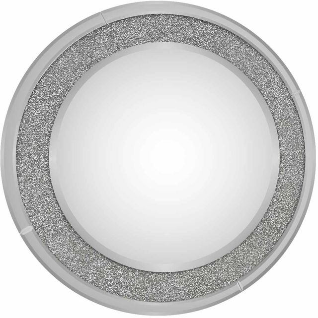 Signature Design by Ashley® Kingsleigh Silver Round Accent Mirror-0