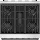 Thor Kitchen Gordon Ramsay Collection 30" Stainless Steel Pro Style Gas Range with Precision Knob Control and Black Trim-5