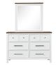 Furniture of America® Pinetop 4-Piece White Twin Bedroom Set -3