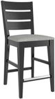 Canadel® Gourmet Peppercorn Washed Upholstered Fixed Stool-0