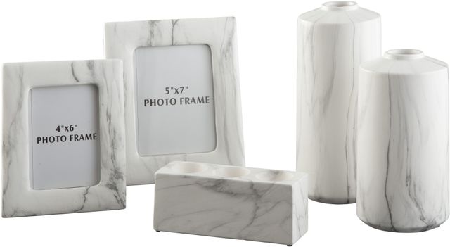 Signature Design by Ashley® Diogo 5-Piece White Accessory Set-0