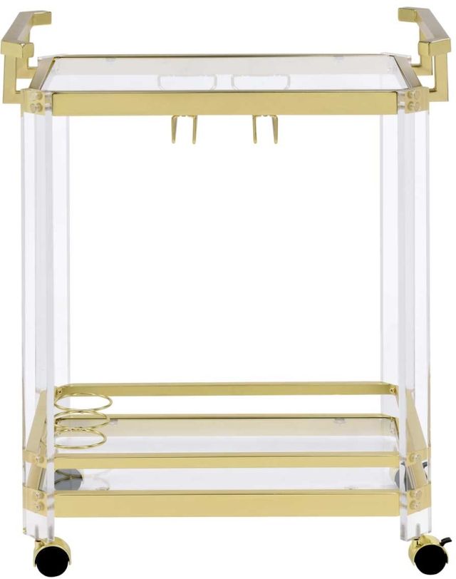 Steve Silver Co. Aerin Gold Server Cart-3