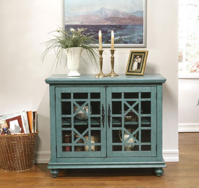 Martin Svensson Small Spaces Teal Entertainment Console-1