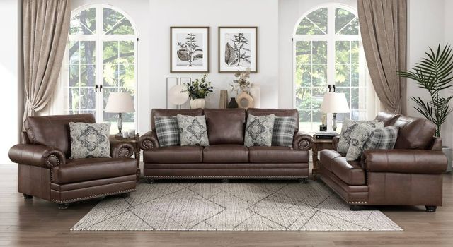Homelegance® Franklin Dark Brown Chair-1