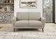 Monarch Specialties Inc. Light Brown 58" Loveseat with Walnut Legs-1