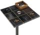 Dovetail Furniture Lucy Black Tic-Tac-Toe Side Table-4