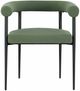 Meridian Furniture Louie Green Dining Arm Chair-1