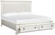 Magnussen Home® Kingston Whisper White California King Panel Storage Bed with Upholstered Headboard-2