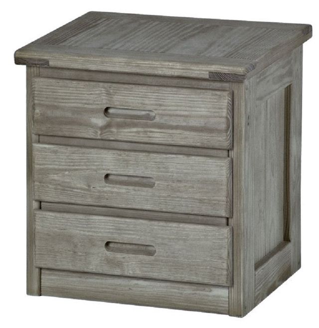 Crate Designs™ Furniture Storm 24" Tall Nightstand with Lacquer Finish Top Only-0