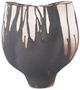 Currey & Company Inoue Black/Off White Vase-0