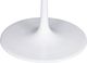 Zuo® Modern Phoenix Marbel Top Dining Table with White Base-3