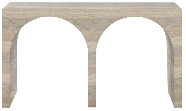 Meridian Furniture Faenza Travertine Console Table-1