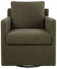 Uttermost® Tisdell Kale Green Swivel Glider-4